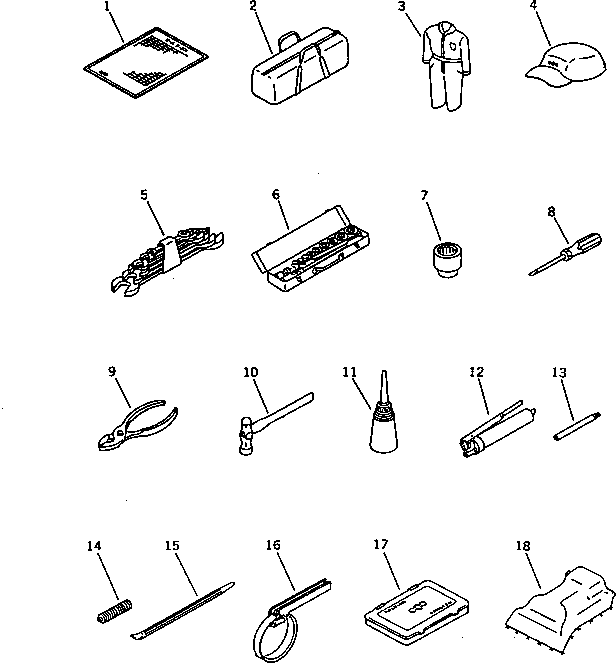 TABLE,SPARE PARTS (CHINESE) 130-98-71280 KOMATSU