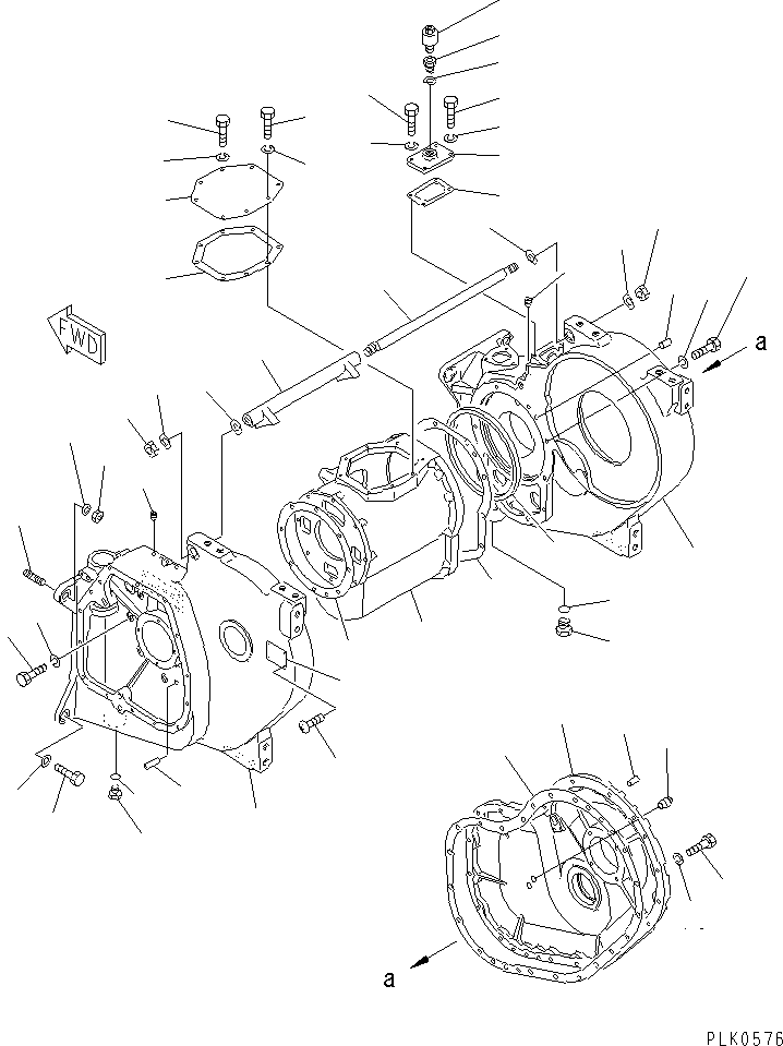 Крышка 124-960-1741 KOMATSU