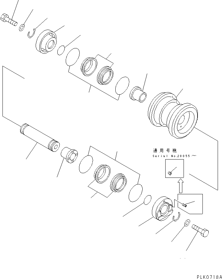 Упорное кольцо 20S-30-74130 KOMATSU