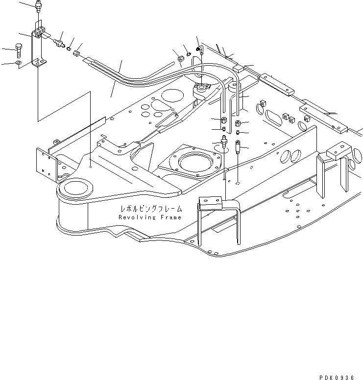 Кронштейн 20T-46-81710 KOMATSU