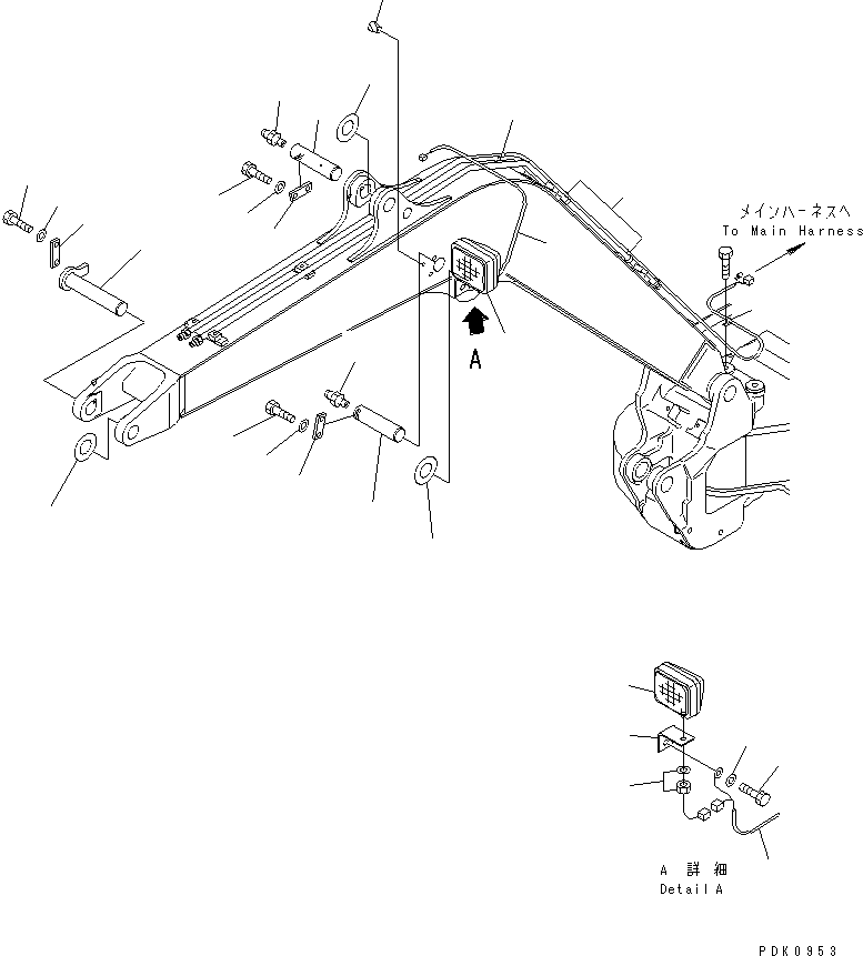 Провод в сборе 20T-06-81372 KOMATSU
