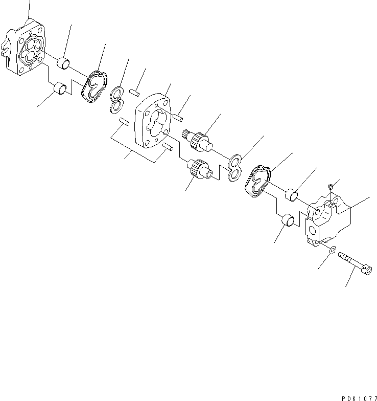 GEAR PUMP ASS'Y 705-41-01920 KOMATSU