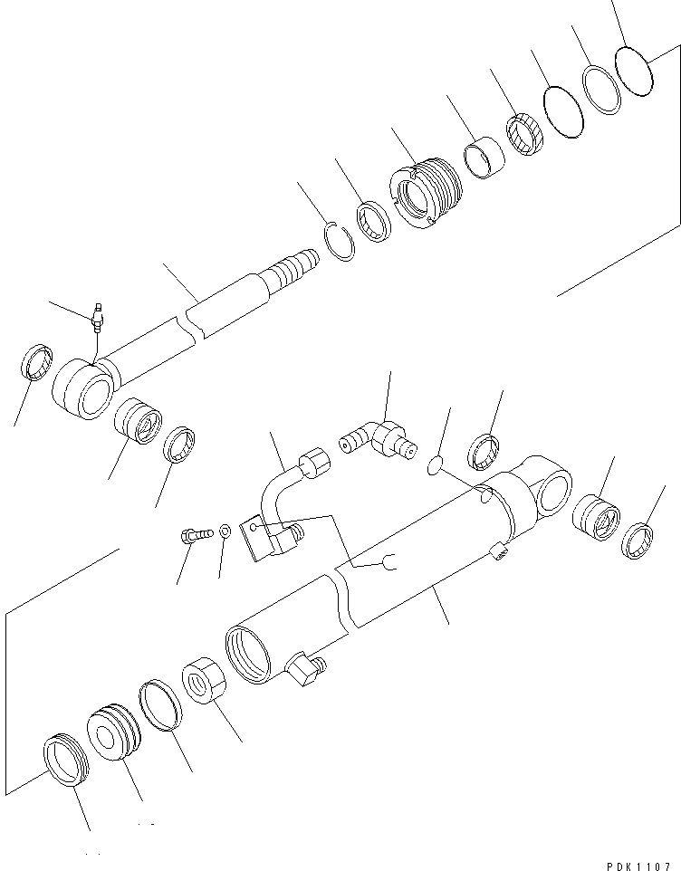CYLINDER ASS'Y,ARM 20T-63-02414 KOMATSU