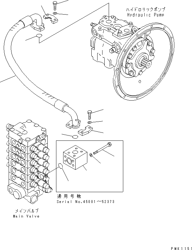 Блок 201-62-71861 KOMATSU