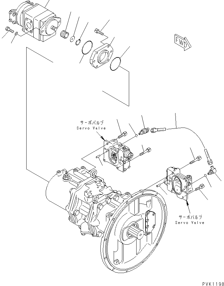 Упорное кольцо 708-2H-22440 KOMATSU