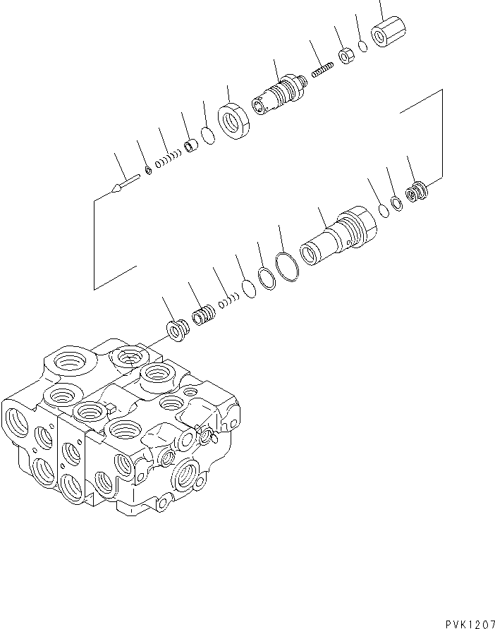 Клапан 700-80-51290 KOMATSU