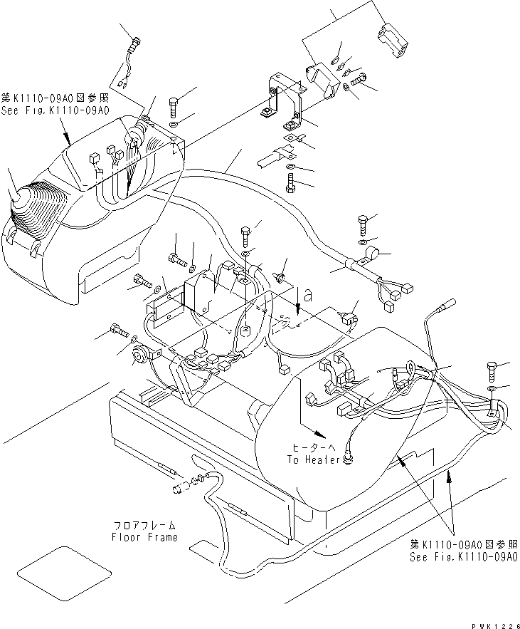 Жгут проводов 201-06-73110 KOMATSU