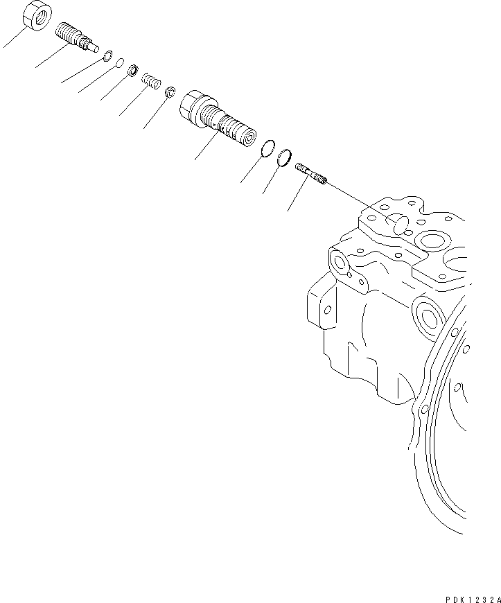 VALVE ASS'Y,LS 708-1W-04850 KOMATSU