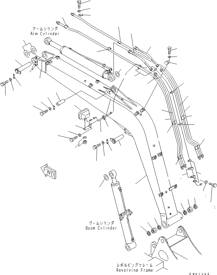 Стрела в сборе 201-70-00950 KOMATSU
