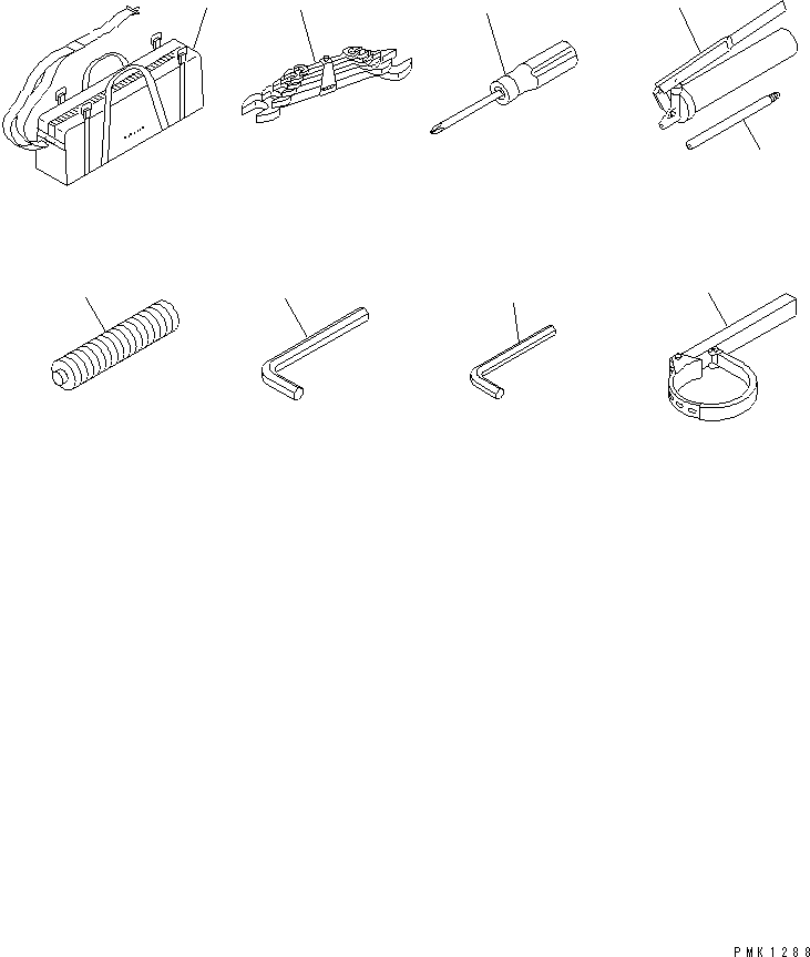 TOOL KIT 201-98-00070 KOMATSU