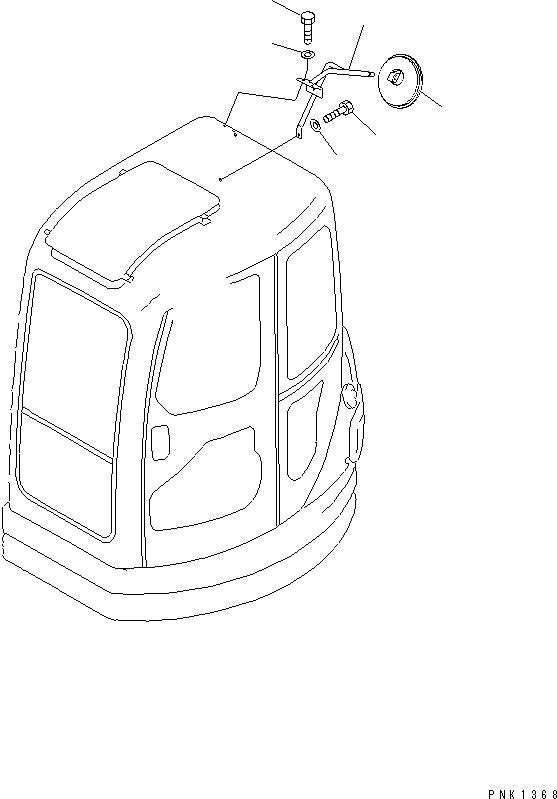 Кронштейн 21W-54-31911 KOMATSU