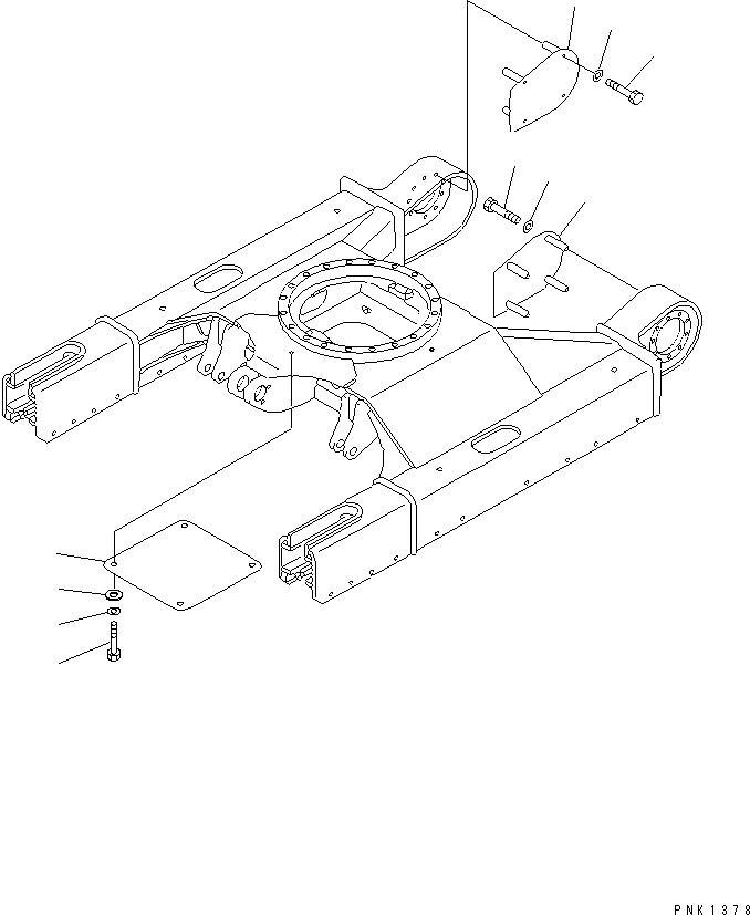Крышка 20U-30-21220 KOMATSU