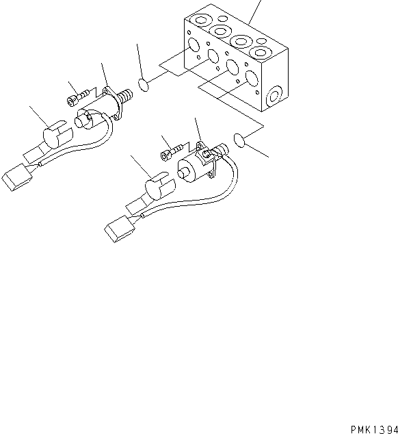 Соленоид в сборе 20U-60-22261 KOMATSU