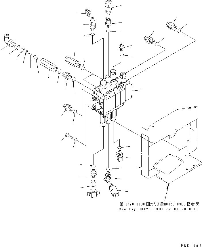 Тройник 203-958-1720 KOMATSU