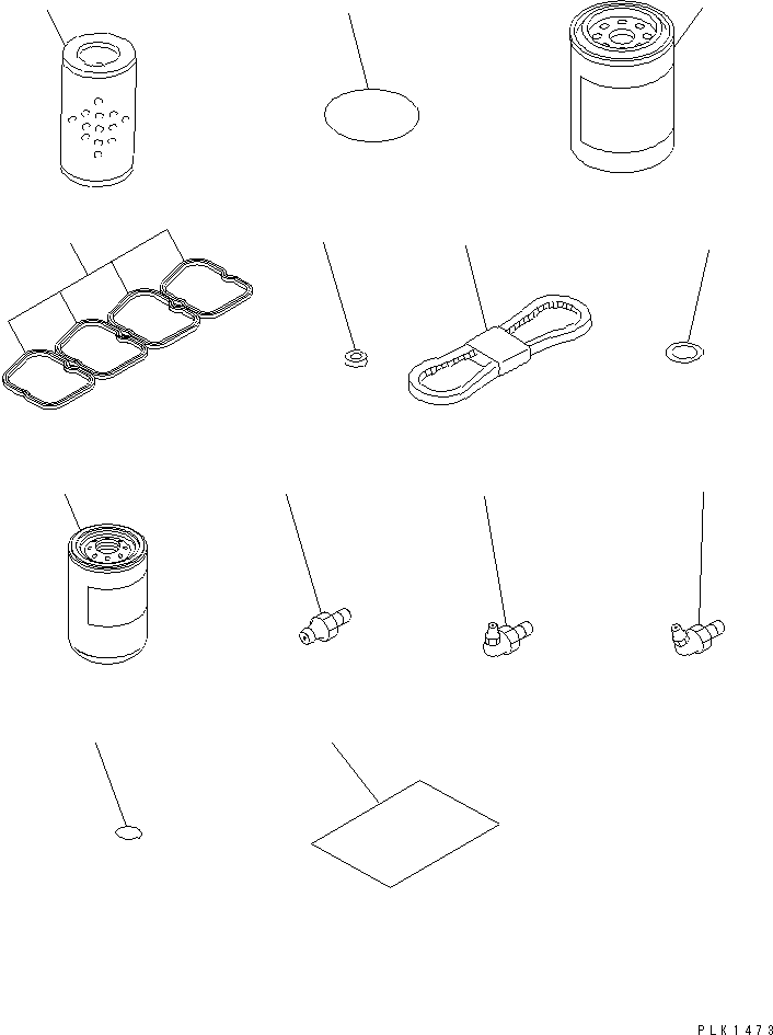 TABLE,SPARE PARTS 201-98-72121 KOMATSU