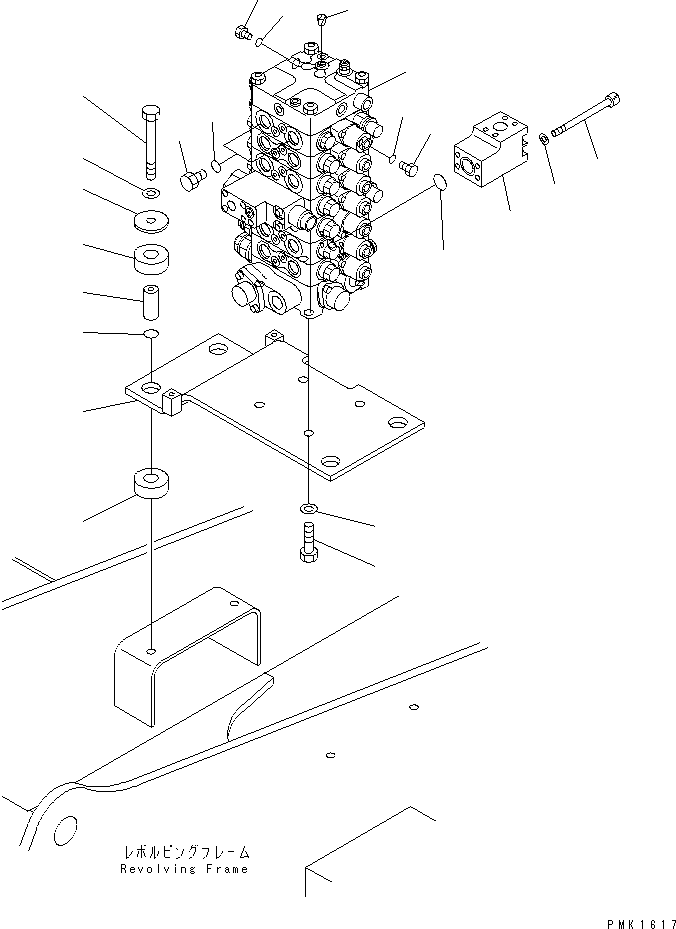 CONTROL VALVE,(SEE FIG.Y1663-41A0) (\0\723-57-11202) KOMATSU