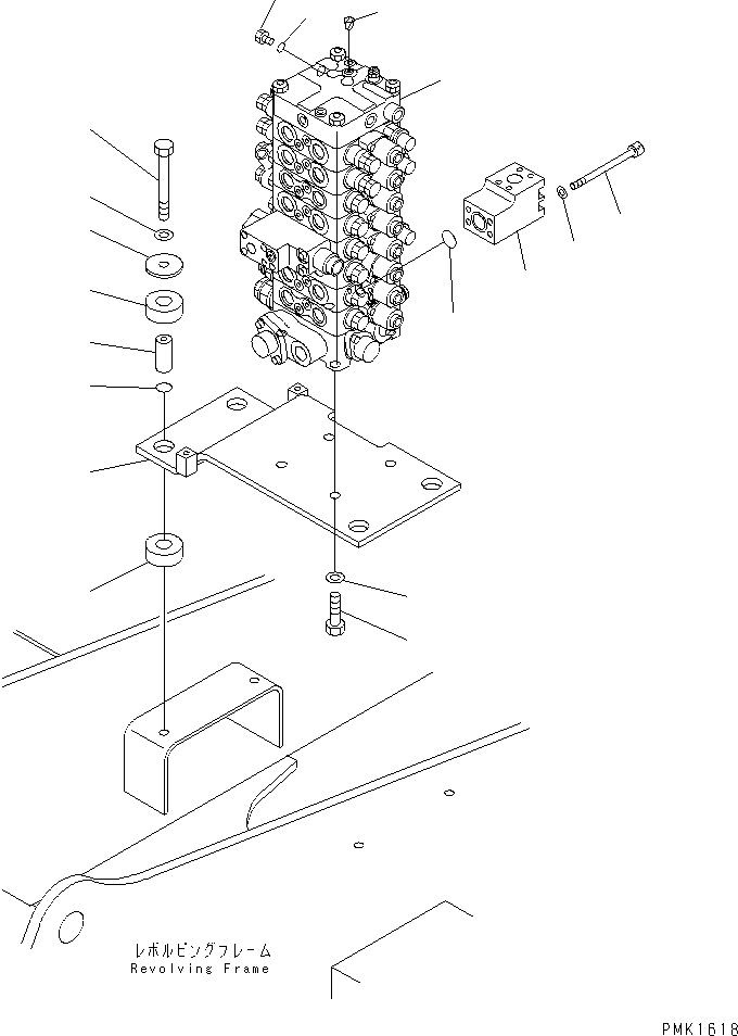 CONTROL VALVE,(SEE FIG.Y1665-41A0) (\0\723-58-11401) KOMATSU