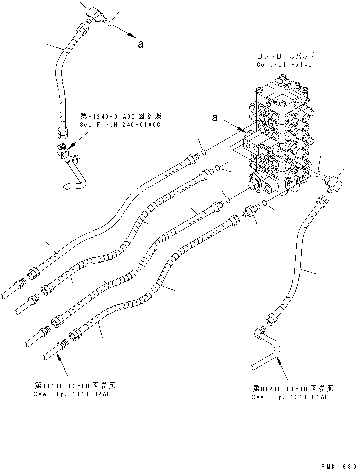 HOSE¤ 1150MM \0\203-62-61840 KOMATSU