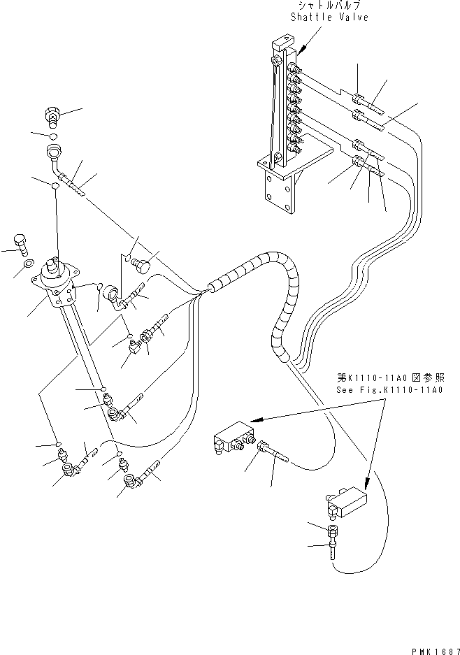 PILOT VALVE,(SEE FIG.Y1670-11A0A) (\0\702-16-01650) KOMATSU