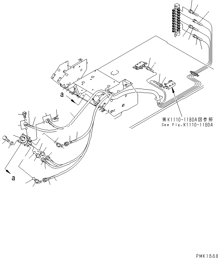 VALVE ASS'Y,(SEE FIG.Y1670-15A0) (\0\702-16-01660) KOMATSU