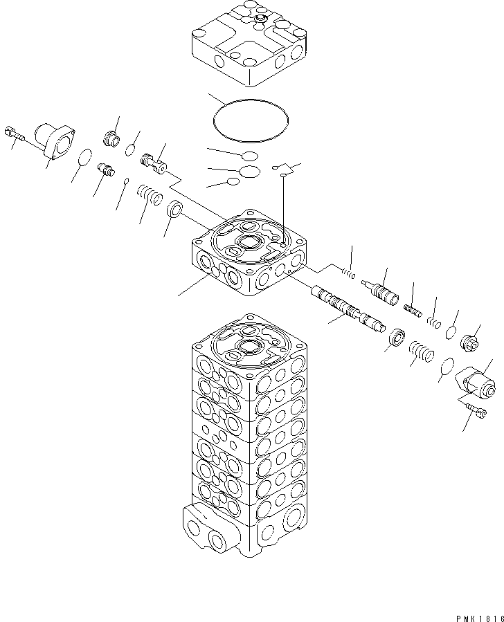 Клапан в сборе 723-51-02100 KOMATSU