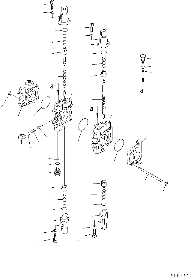 BODY VALVE ASS'Y 709-32-20400 KOMATSU