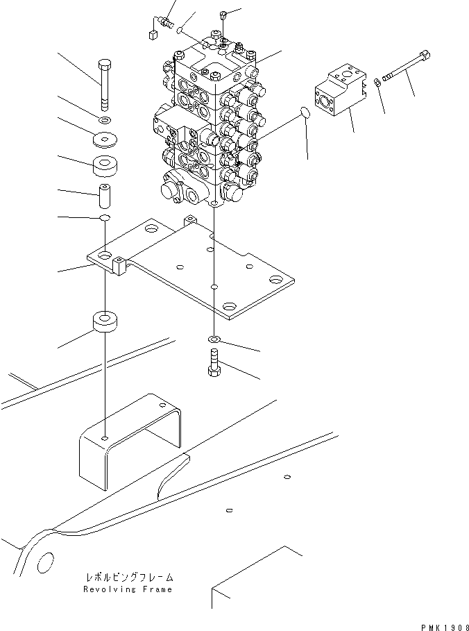CONTROL VALVE,(SEE FIG.Y1661-01A0) (\0\723-56-11101) KOMATSU