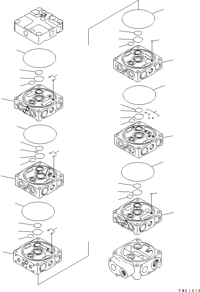 управляющий клапан 723-56-11200 KOMATSU