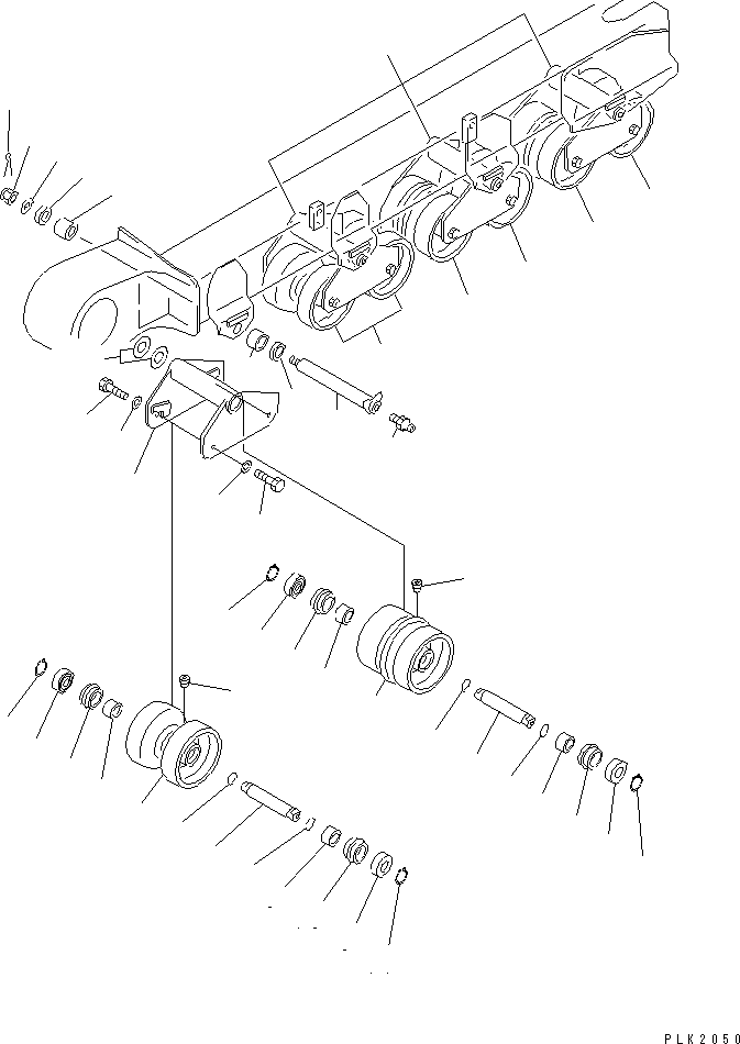 ROLLER ASS'Y 13S-30-13231 KOMATSU