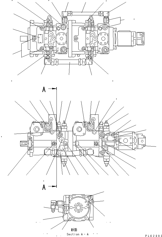 Угольник UC1100517522 KOMATSU