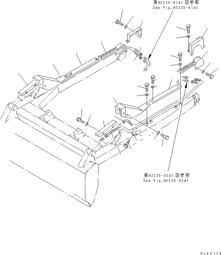 Шланг 124-X16-1180 KOMATSU