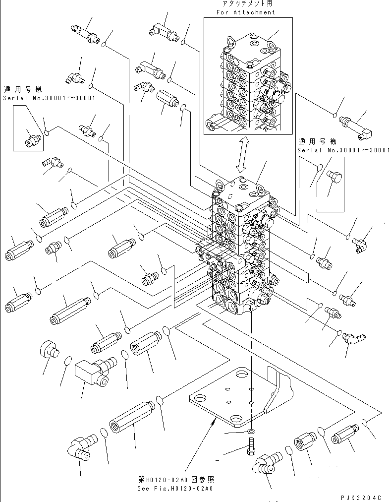 CONTROL VALVE,(FOR P.A.T.) (\0\723-1A-13809) KOMATSU