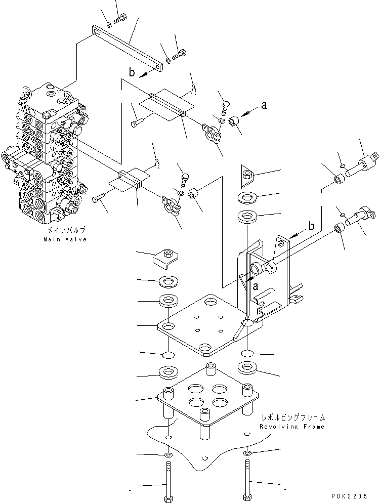 Кронштейн 20T-60-81511 KOMATSU