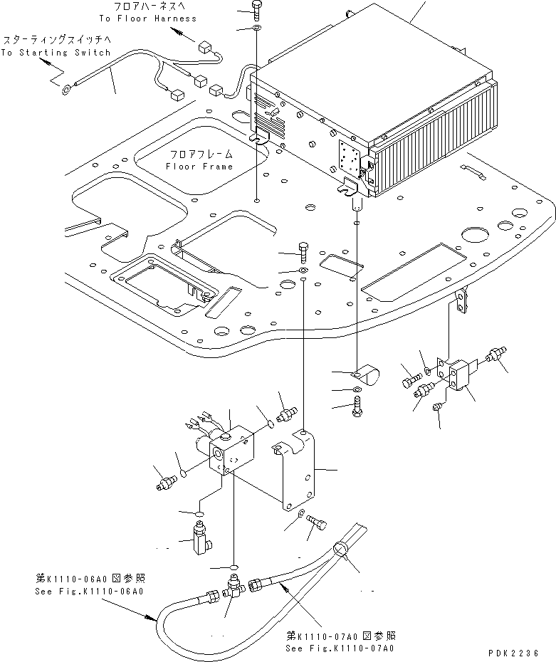 WIRING HARNESS,(FOR AIR CON) 20T-978-8430 KOMATSU