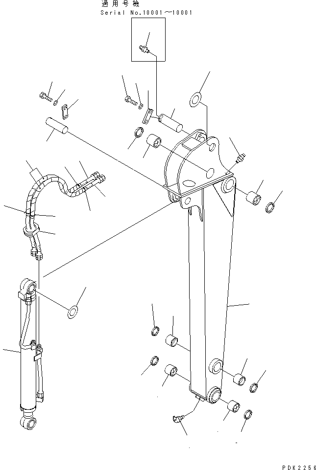 ARM ASS'Y,(FOR ATTACHMENT) 20R-970-0420 KOMATSU