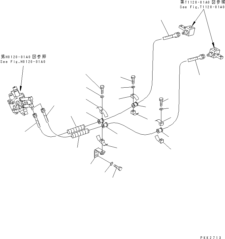 Шланг 07086-00317 KOMATSU