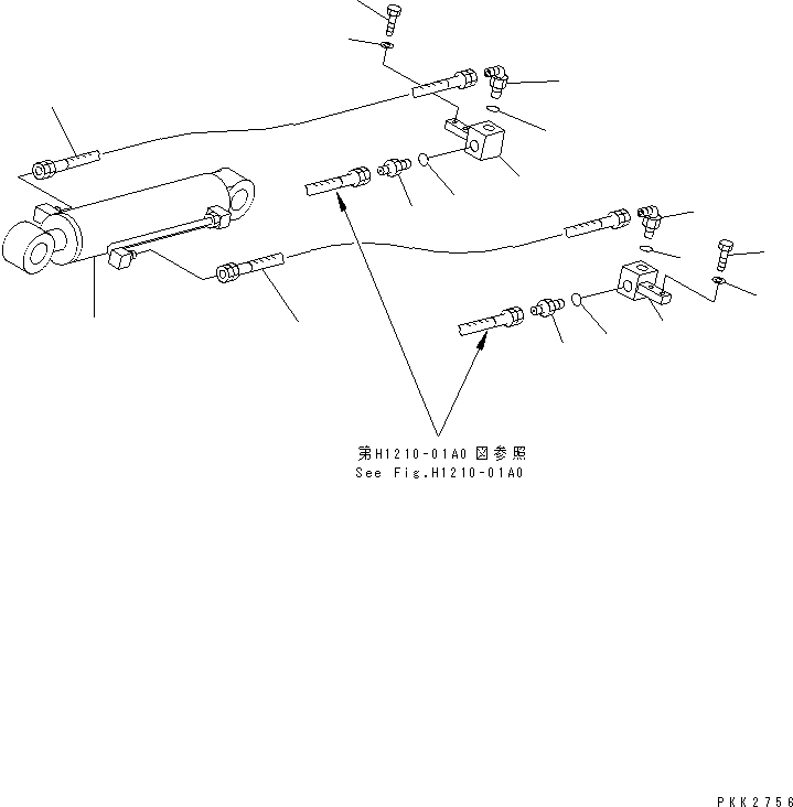 CYLINDER GROUP,(SEE FIG.Y1625-11A0) (10S-63-X2011) KOMATSU