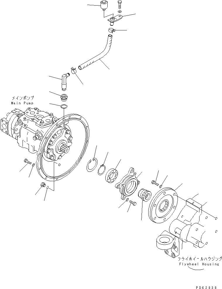 Угольник 21W-01-31310 KOMATSU