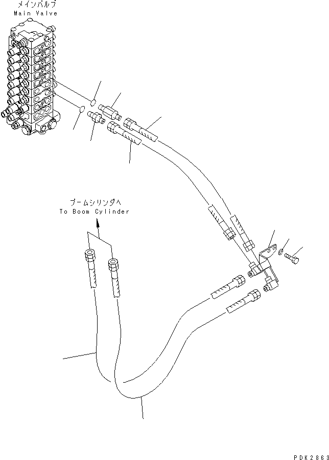 Ниппель 201-62-11490 KOMATSU