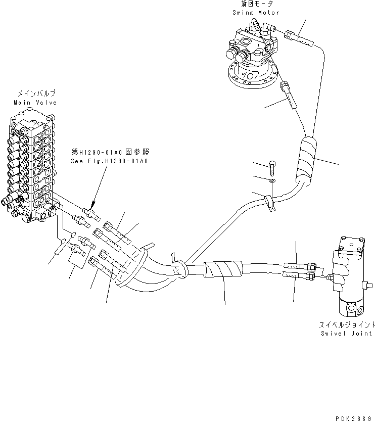 HOSE¤ 1200MM,WHITE 21W-62-31930 KOMATSU