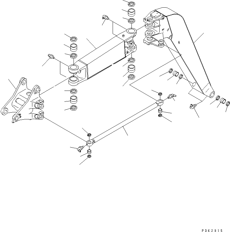 LINK ASS'Y,SUB 21W-70-00321 KOMATSU