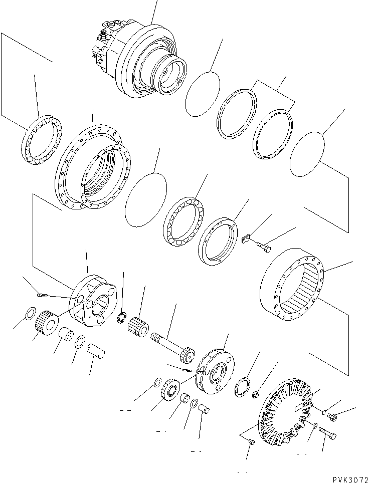 Плавающее торцевое уплотнение в сборе 150-27-00282 KOMATSU