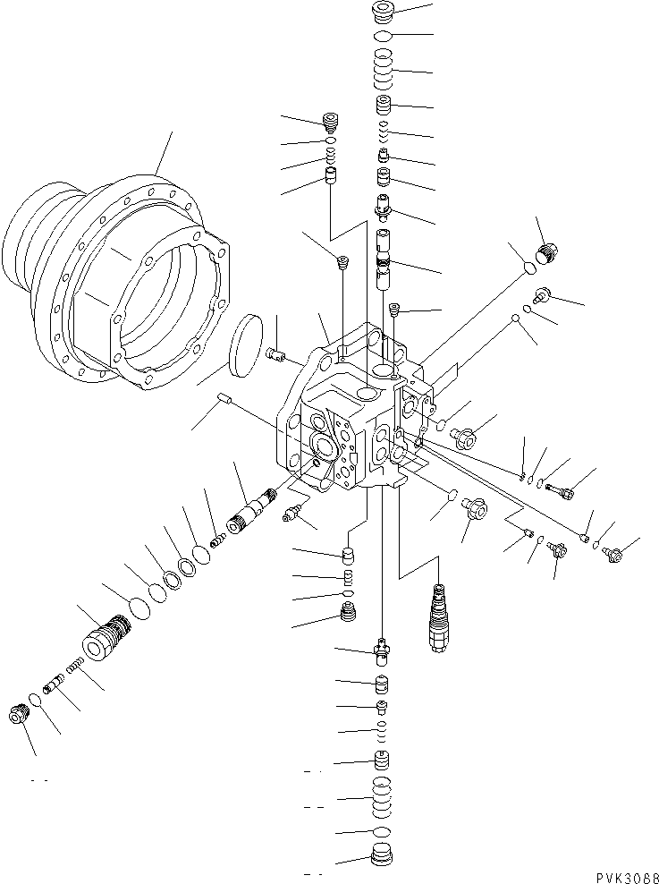 COVER SUB ASS'Y,END 706-88-00220 KOMATSU