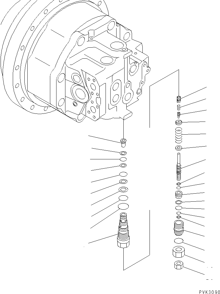 Предохранительный клапан 702-75-04401 KOMATSU