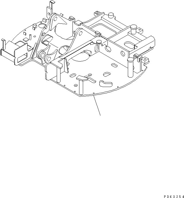 FRAME,REVOLVING 21W-46-31114 KOMATSU