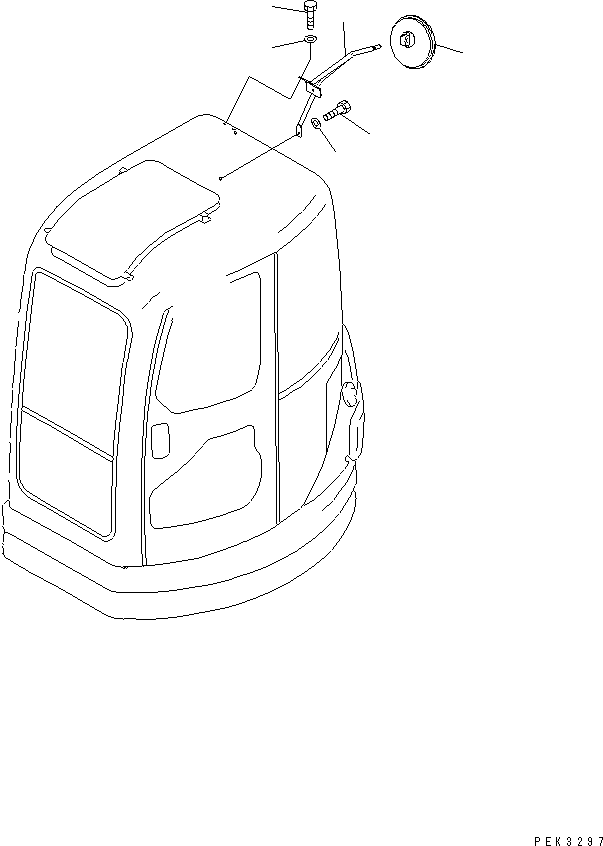Кронштейн 21W-54-31920 KOMATSU