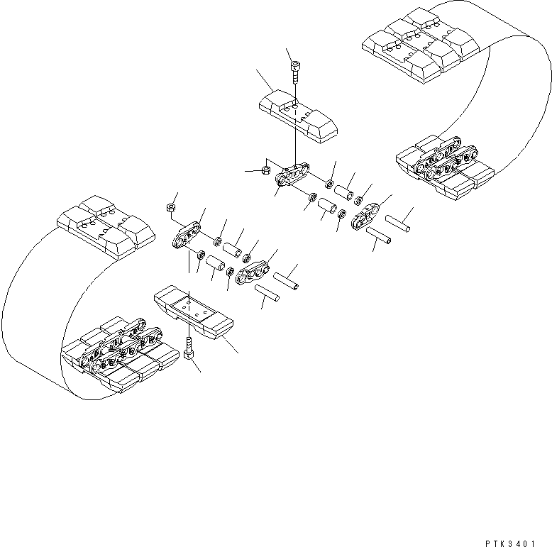 Башмак гусеницы в сборе 202-32-02101 KOMATSU