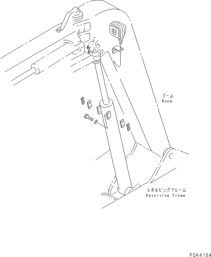 BOOM CYLINDER GROUP,(SEE FIG.Y1620-01A0) (20U-63-X2203) KOMATSU