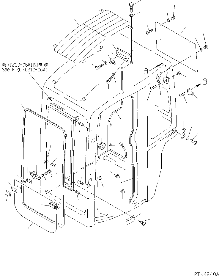 STOPPER,R.H. \0\20T-54-74331 KOMATSU
