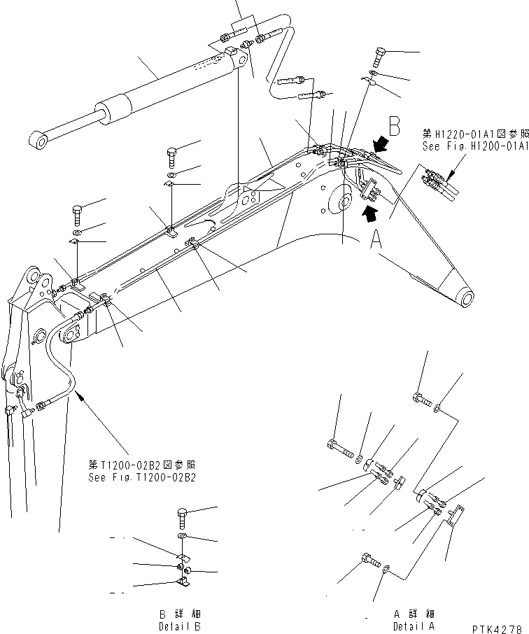 группа цилиндра (203-63-X2722) KOMATSU